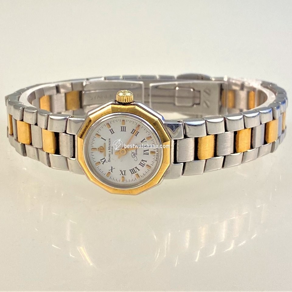 IMG_9085 Baume & Mercier Riviera Womens watch Quartz Gold Steel 5232.038 Replica 2