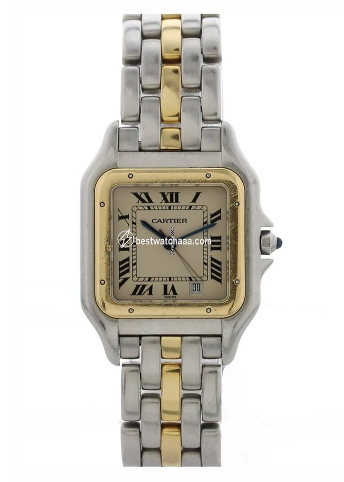IMG_9085 Cartier Panthere Womens watch Quartz Steel 183949 Replica 2