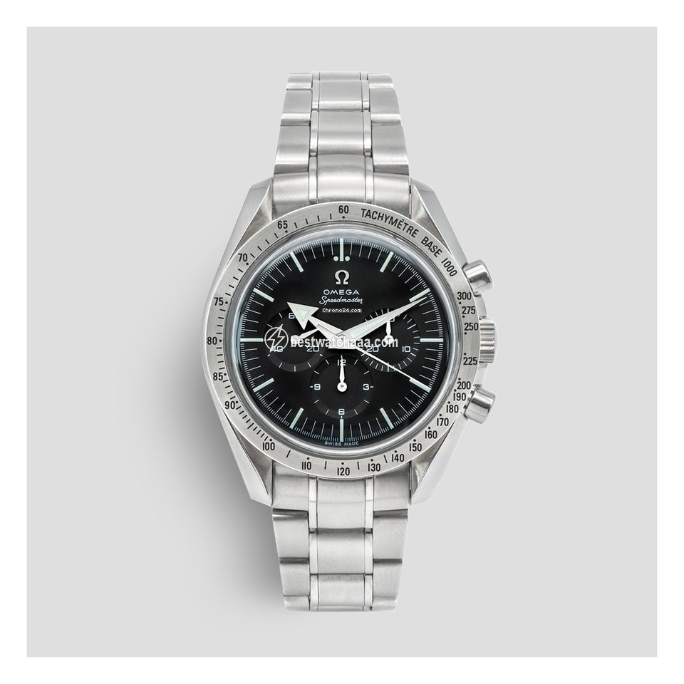 IMG_9085 Omega Speedmaster Broad Arrow Mens watch Unisex Manual winding Steel 35945000 Replica 2