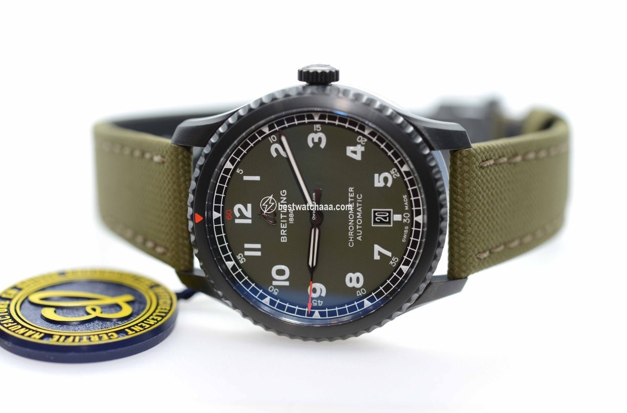 IMG_9085 Breitling Aviator 8 Mens watch Unisex Automatic Steel M173152A1L1X2 Replica 2