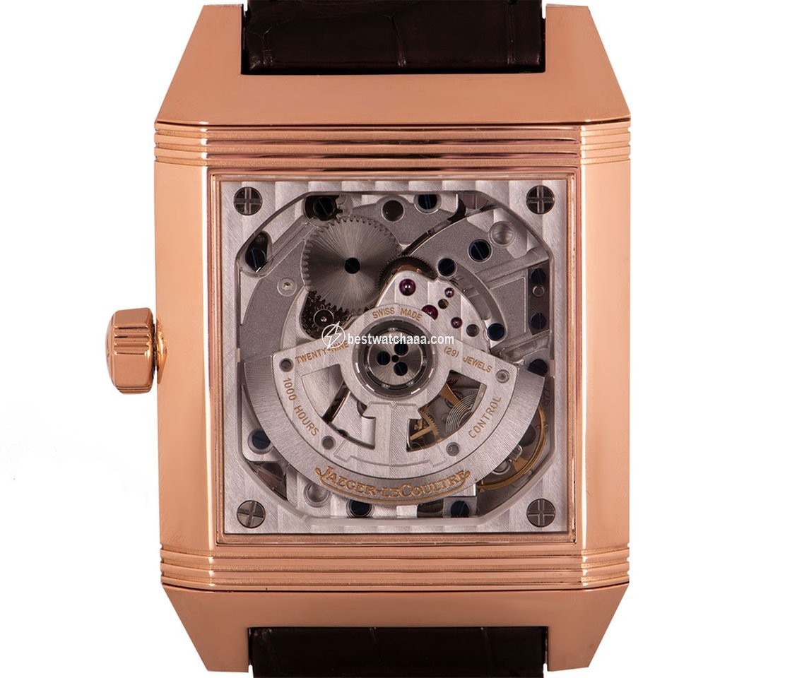 IMG_9085 Jaeger-LeCoultre Reverso Squadra Hometime Mens watch Unisex Automatic Rose gold 230.2.77 Q7002420 Replica 2