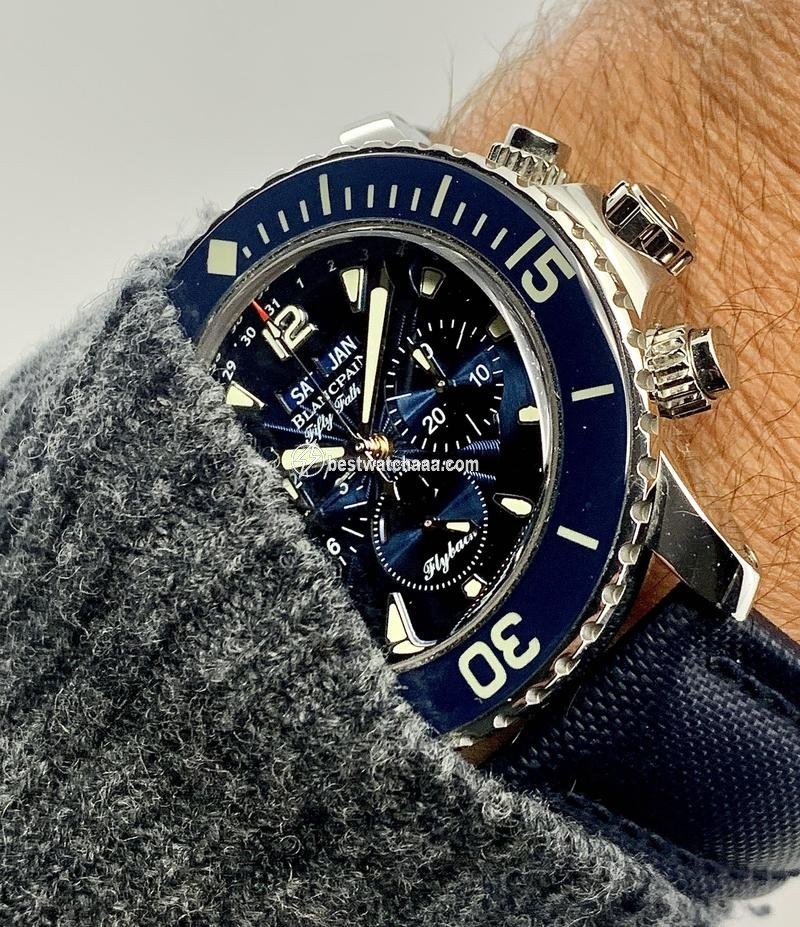 IMG_9085 Blancpain Fifty Fathoms Automatic Steel 5066F-114052B Replica 2