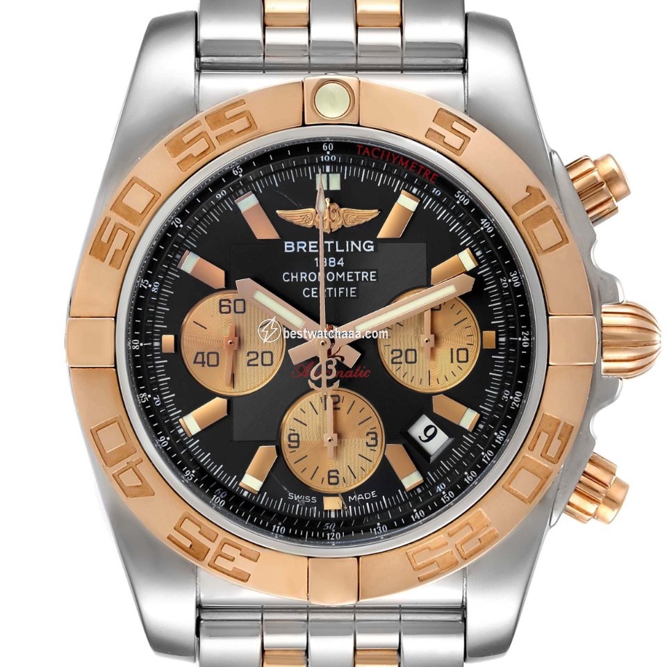 IMG_9085 Breitling Mens watch Unisex Automatic Gold Steel CB011012 Replica 2