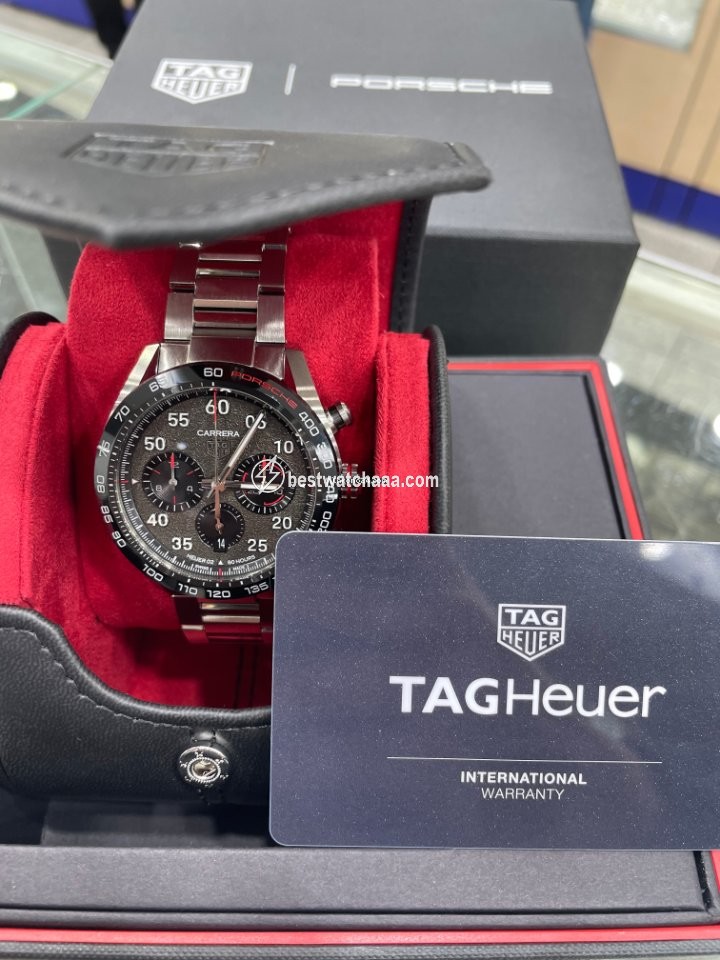 IMG_9085 TAG Heuer Carrera Porsche Chronograph Special Edition Mens watch Unisex Automatic Steel CBN2A1F.BA0643 Replica 2