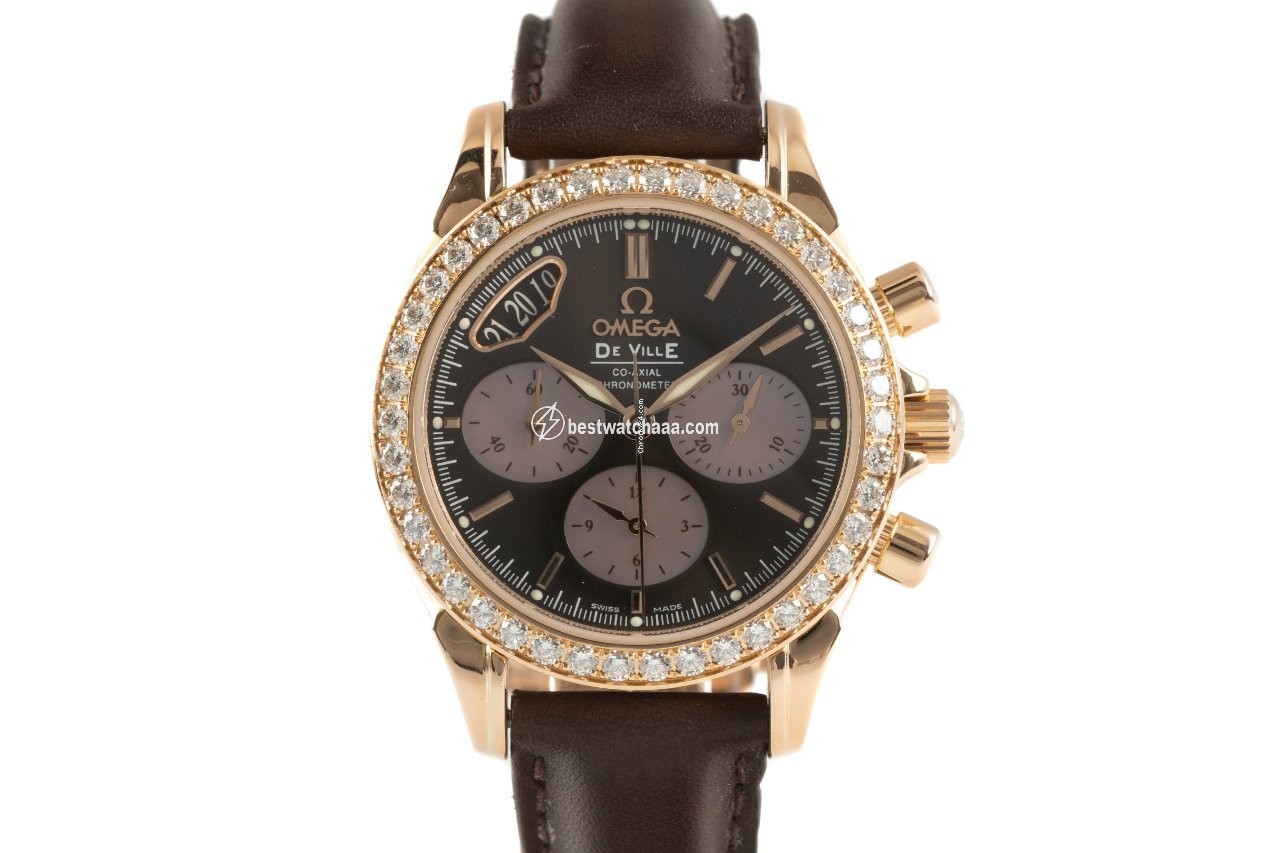 IMG_9085 Omega De Ville Co-Axial Womens watch Automatic Yellow gold 4677.60.37 Replica 2