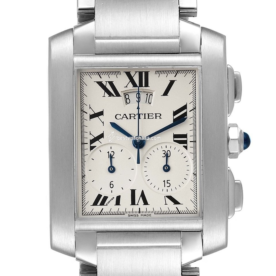 IMG_9085 Cartier Tank Francaise Mens watch Unisex Quartz W51024Q3 Replica 2