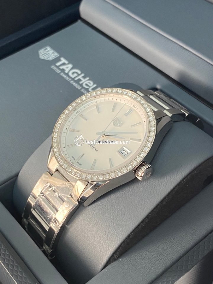 IMG_9085 TAG Heuer Carrera Lady Womens watch Quartz Steel WBK1316.BA0652 Replica 2