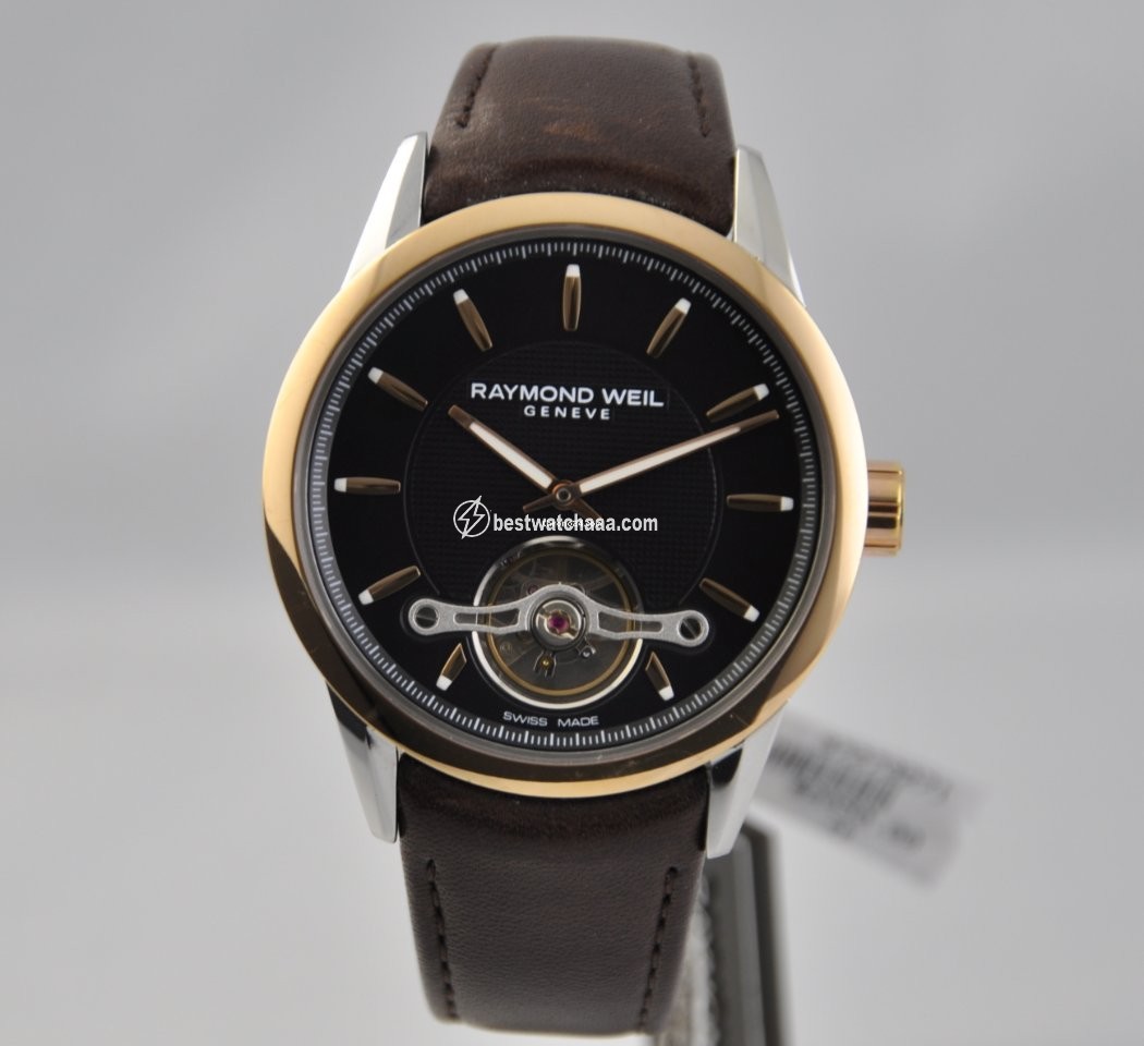 IMG_9085 Raymond Weil Freelancer Mens watch Unisex Automatic Gold Steel 2780-SC5-20001 Replica 2