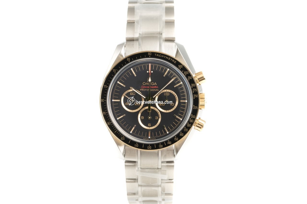 IMG_9085 Omega Speedmaster Mens watch Unisex Manual winding Gold Steel 522.20.42.30.01.001 Replica 2