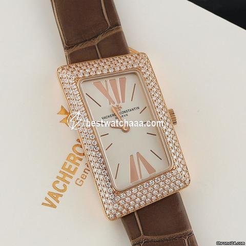 IMG_9085 Vacheron Constantin 1972 Womens watch Quartz Rose gold 25515 000R-9254 Replica 2