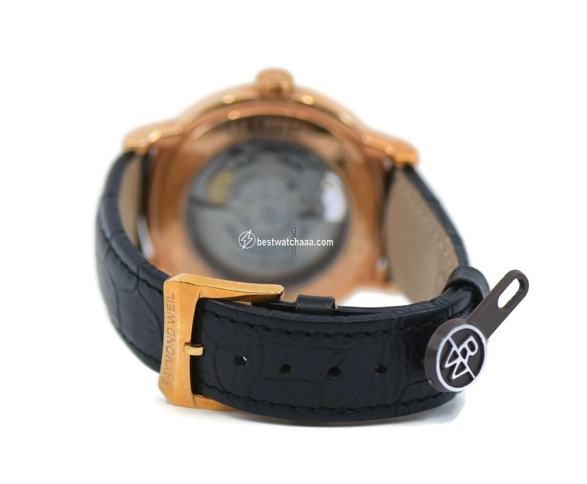 IMG_9085 Raymond Weil Maestro Mens watch Unisex Automatic Gold Steel 2827-STC-65001 Replica 2