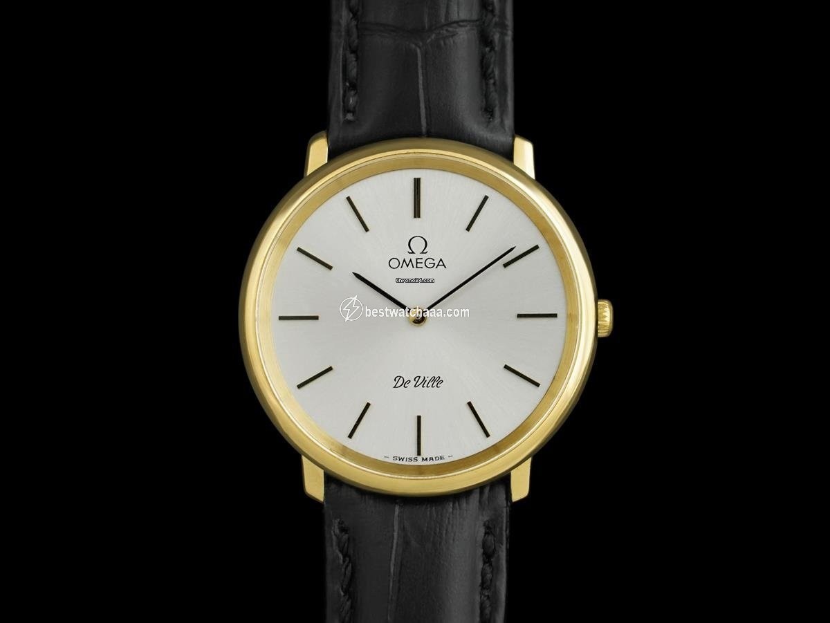 IMG_9085 Omega De Ville Mens watch Unisex Manual winding Gold Steel 7604 Replica 2