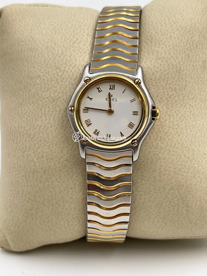 IMG_9085 Ebel Sport Womens watch Quartz Gold Steel 1057901 Replica 2