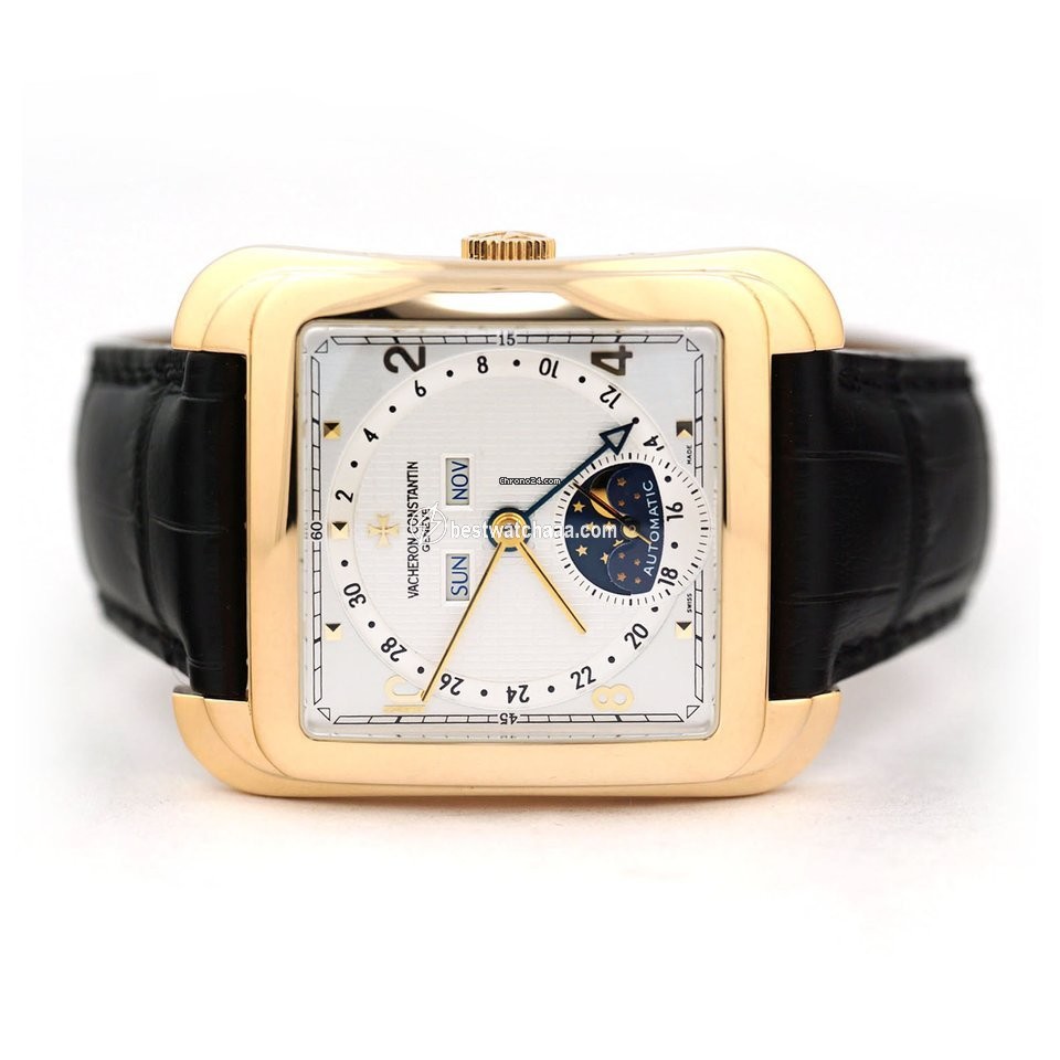 IMG_9085 Vacheron Constantin Historiques Mens watch Unisex Automatic Yellow gold 47300 000J-9065 Replica 2