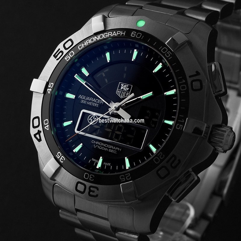 IMG_9085 TAG Heuer Aquaracer 300M Mens watch Unisex Steel CAF1010 Replica 2