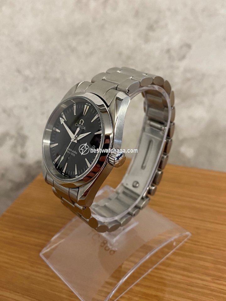 IMG_9085 Omega Seamaster Aqua Terra Mens watch Unisex Quartz Steel 2518.50 Replica 2