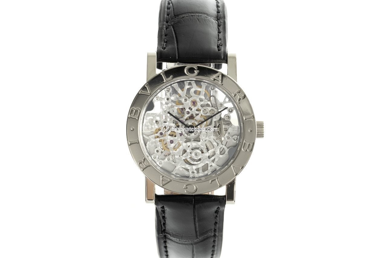 IMG_9085 Bulgari Bulgari Mens watch Unisex Automatic White gold BBW33GLSK Replica 2