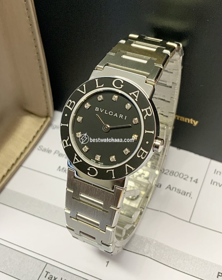 IMG_9085 Bulgari Bulgari Womens watch Quartz Steel BB 26 SS Replica 2