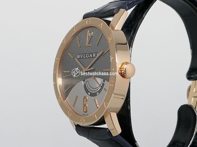 IMG_9085 Bulgari Bulgari Mens watch Unisex Manual winding Rose gold BBP41GL Replica 2