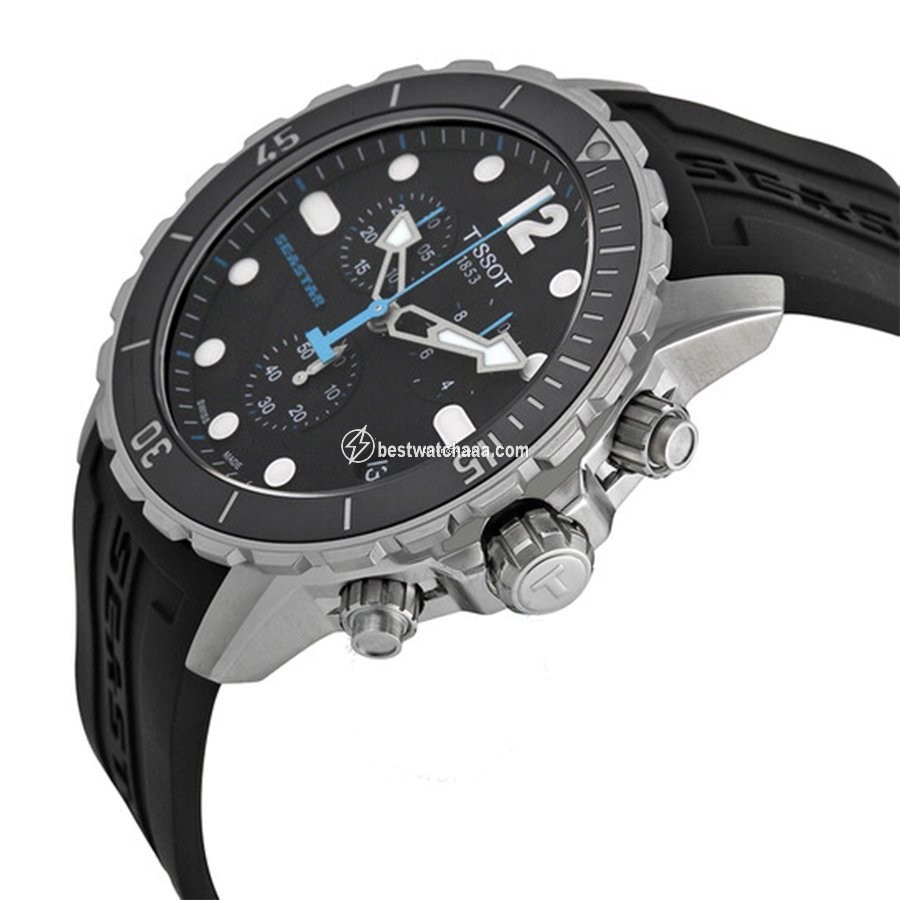IMG_9085 Tissot Seastar 1000 Mens watch Unisex Quartz Steel T0664171705700 Replica 2