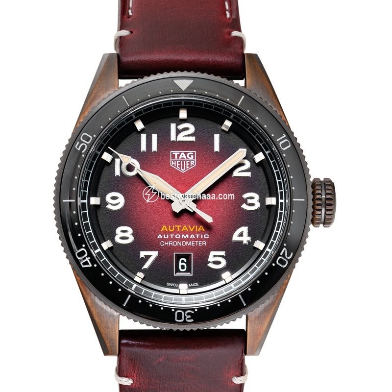 IMG_9085 TAG Heuer Autavia Mens watch Unisex Automatic Bronze WBE5192.FC8300 Replica 2