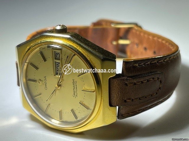 IMG_9085 Omega Seamaster Mens watch Unisex Automatic Gold Steel 166.0260 Replica 2