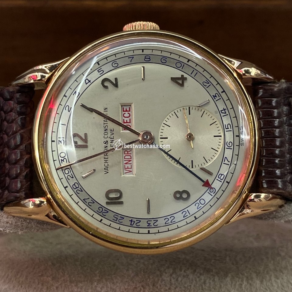 IMG_9085 Vacheron Constantin Mens watch Unisex Manual winding Rose gold 4240 Replica 2