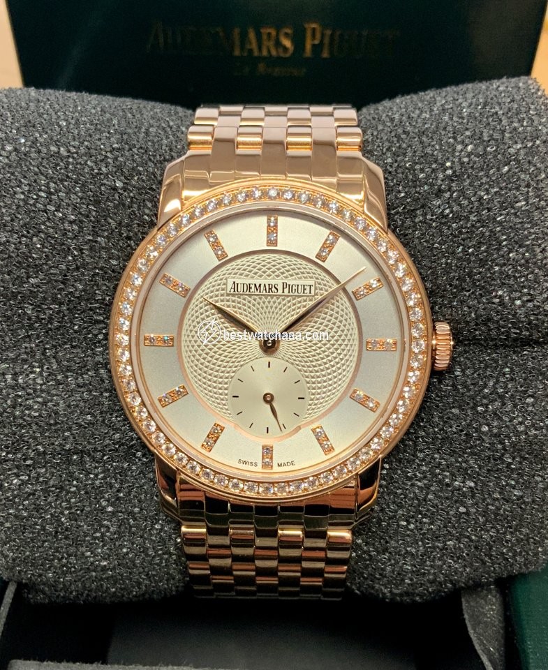 IMG_9085 Audemars Piguet Jules Audemars Womens watch Manual winding Rose gold 77251OR.ZZ.1270OR.01 Replica 2