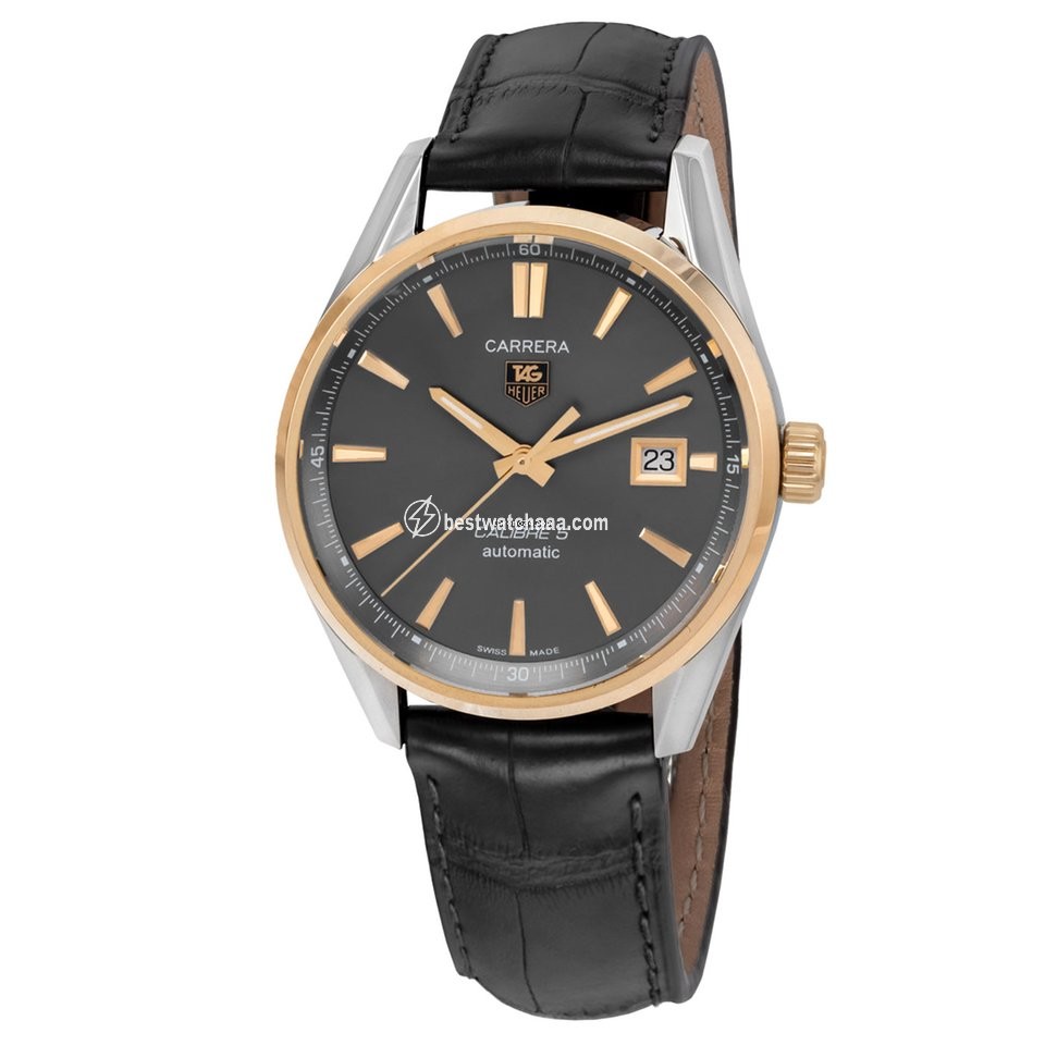 IMG_9085 TAG Heuer Carrera Calibre 5 Mens watch Unisex Automatic Gold Steel WAR215C.FC6336 Replica 2