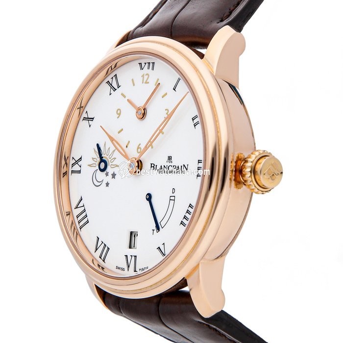 IMG_9085 Blancpain Villeret Mens watch Unisex Automatic Rose gold 6661-3631-55B Replica 2