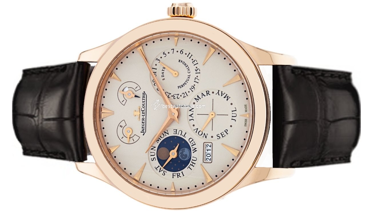 IMG_9085 Jaeger-LeCoultre Master Eight Days Perpetual Rose gold Q1612520 Replica 2