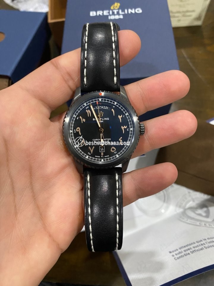 IMG_9085 Breitling Aviator 8 Mens watch Unisex Automatic M453301A1B1X2 Replica 2