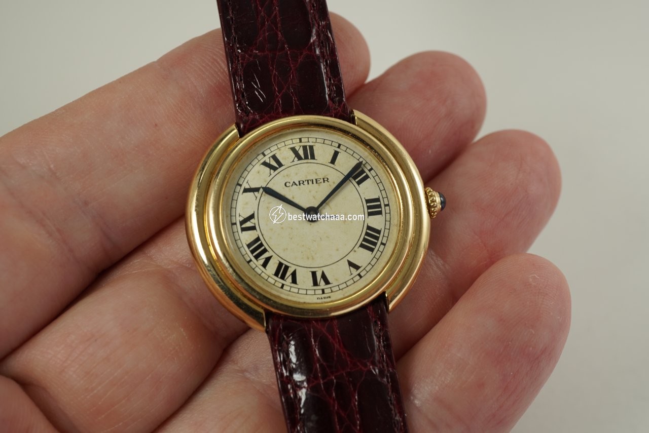 IMG_9085 Cartier Mens watch Unisex Automatic Yellow gold 881095 Replica 2