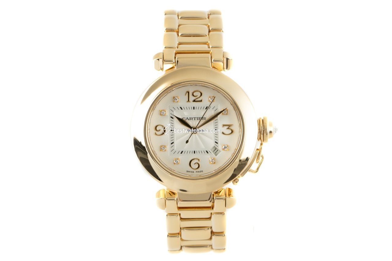 IMG_9085 Cartier Pasha Womens watch Automatic Yellow gold 2397 Replica 2