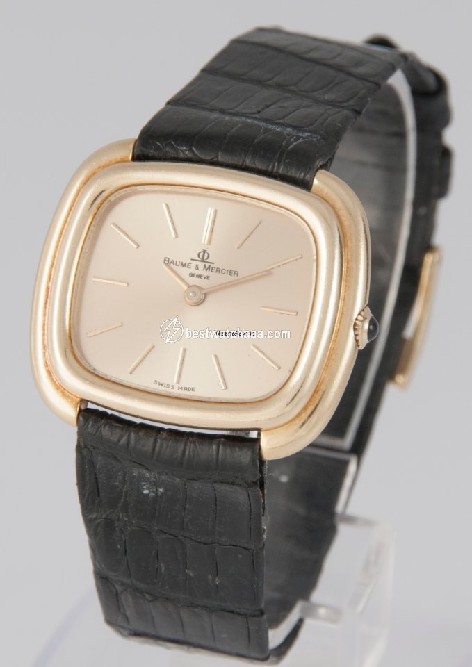 IMG_9085 Baume & Mercier Mens watch Unisex Manual winding Yellow gold 37091 Replica 2