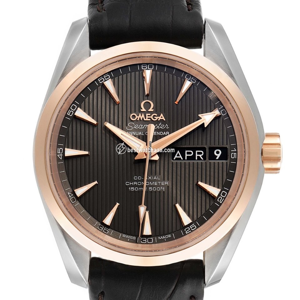 IMG_9085 Omega Seamaster Aqua Terra Mens watch Unisex Automatic Gold Steel 231.23.39.22.06.001 Replica 2