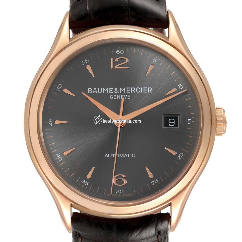 IMG_9085 Baume & Mercier Clifton Mens watch Unisex Automatic Rose gold M0A10059 Replica 2