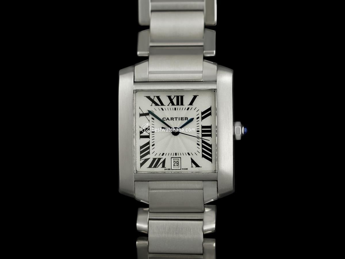 IMG_9085 Cartier Tank Francaise Mens watch Unisex Automatic Steel 8120 Replica 2