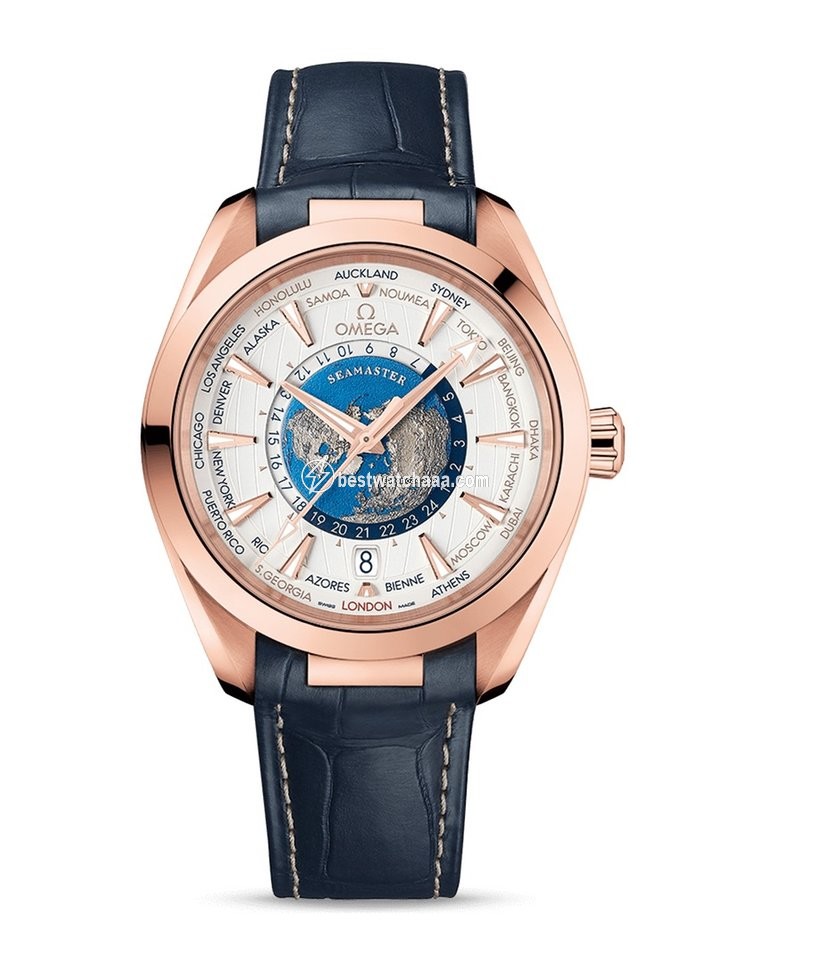IMG_9085 Omega Seamaster Aqua Terra Mens watch Unisex Automatic Rose gold 220.53.43.22.02.001 Replica 2