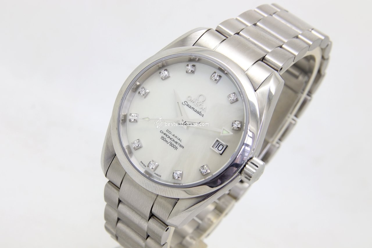 IMG_9085 Omega Seamaster Aqua Terra Womens watch Automatic Steel 2504.75.00 Replica 2