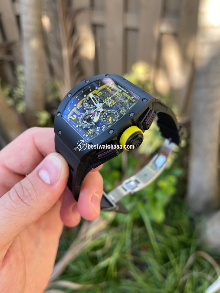 IMG_9085 Richard Mille RM 011 Carbon RM011 AL CA Replica 2