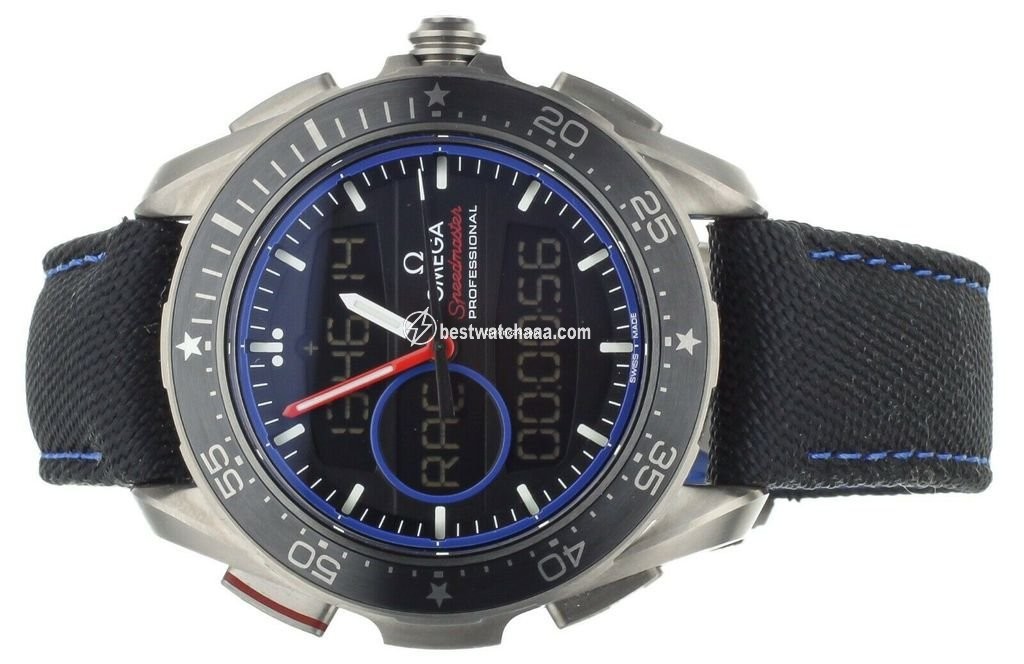 IMG_9085 Omega Speedmaster Skywalker X-33 Womens watch Automatic Titanium 31892457901001 Replica 2