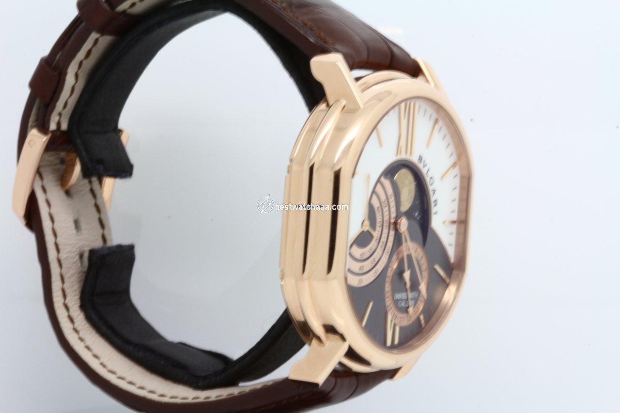 IMG_9085 Bulgari Daniel Roth Mens watch Unisex Manual winding Rose gold BRRP46C14GLDMP Replica 2