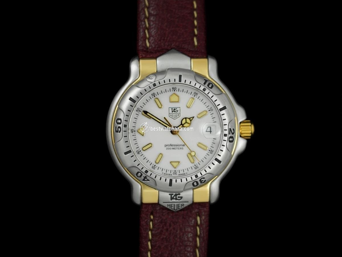 IMG_9085 TAG Heuer 6000 Mens watch Unisex Quartz Gold Steel 8181 Replica 2