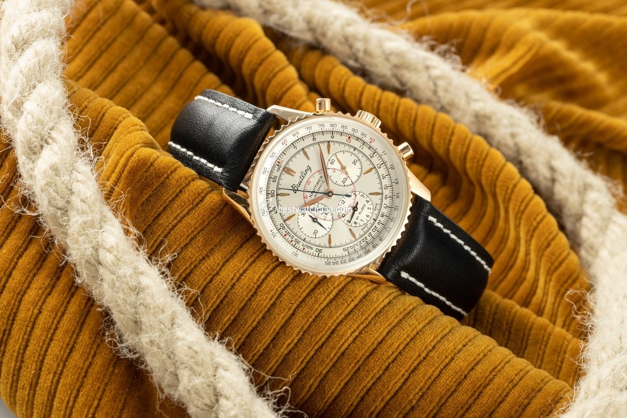 IMG_9085 Breitling Mens watch Unisex Automatic Red gold H30030 Replica 2