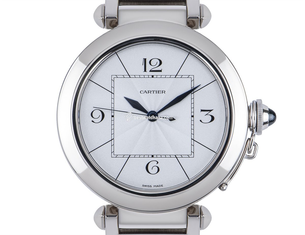 IMG_9085 Cartier Pasha Mens watch Unisex Automatic White gold W30187M9 Replica 2