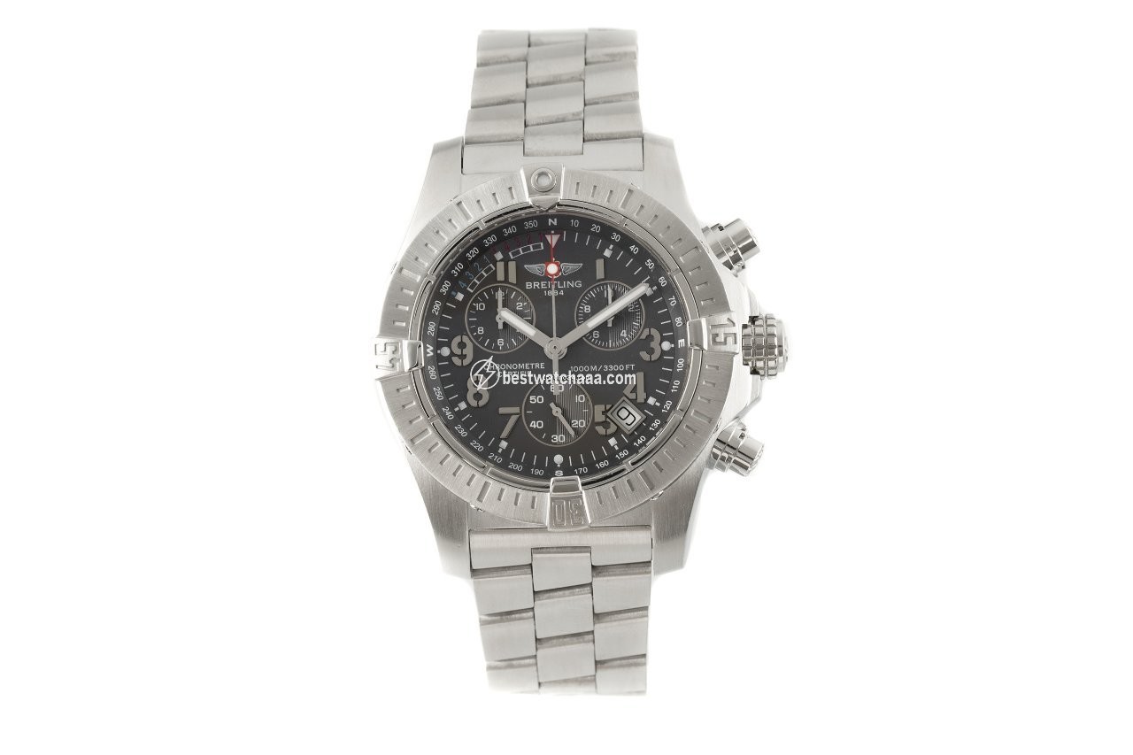 IMG_9085 Breitling Avenger Seawolf Mens watch Unisex Quartz Steel A73390 Replica 2