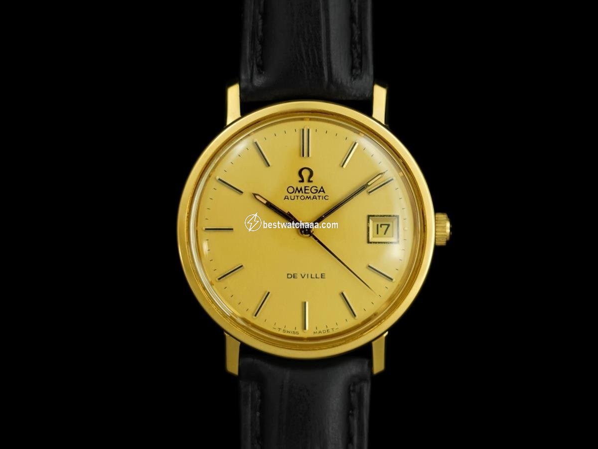IMG_9085 Omega De Ville Mens watch Unisex Automatic Gold Steel 7682 Replica 2