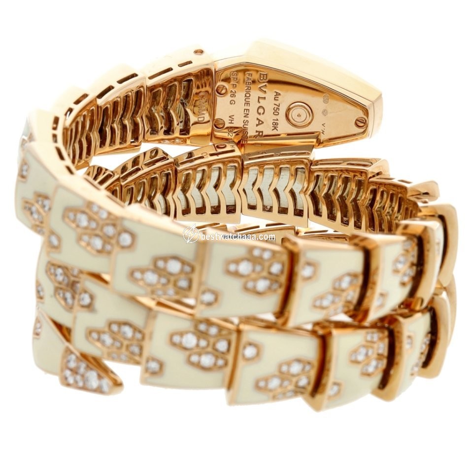IMG_9085 Bulgari Serpenti Womens watch Quartz Rose gold spp26wgd1gwld1.2t Replica 2