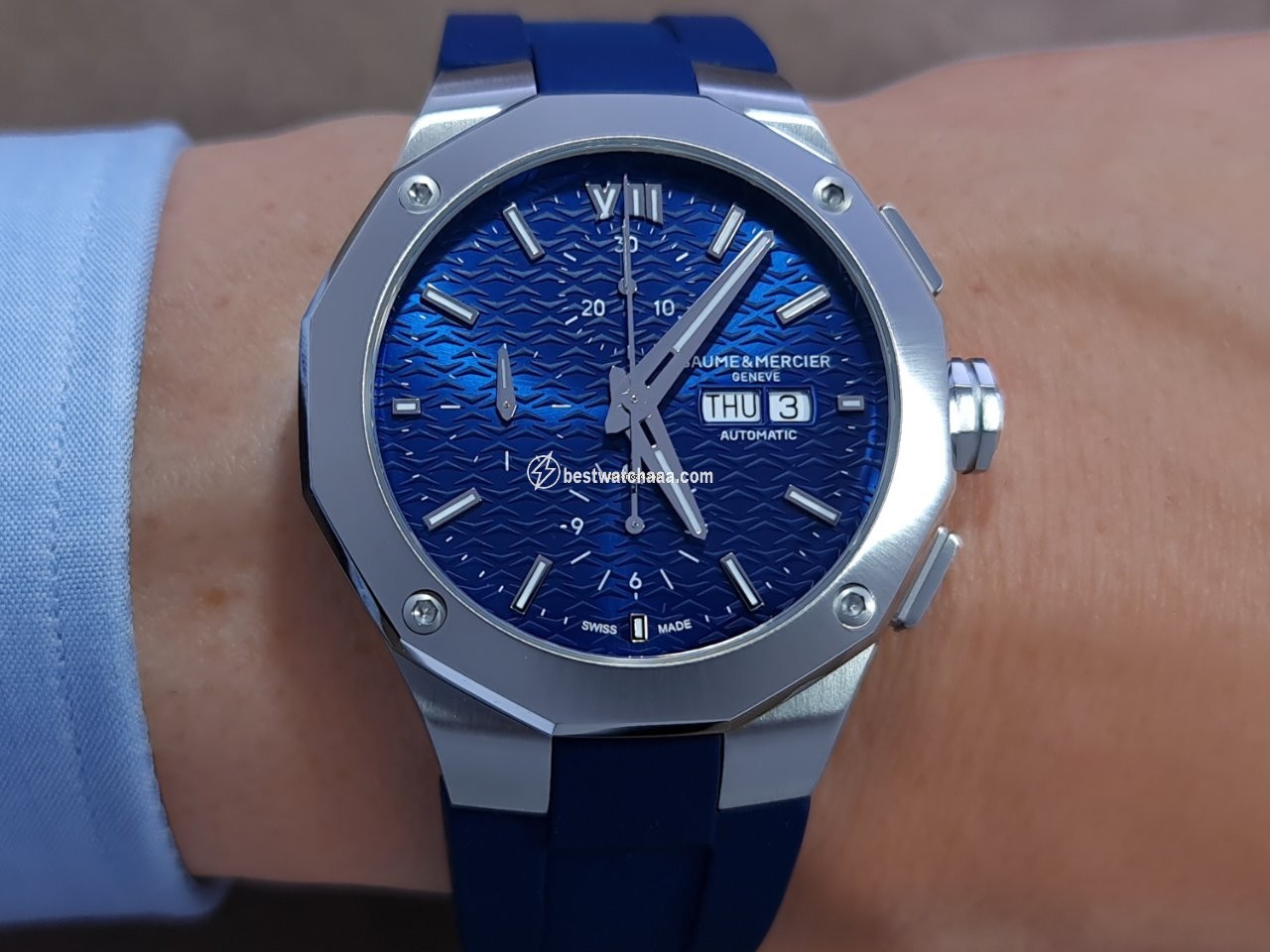 IMG_9085 Baume & Mercier Riviera Mens watch Unisex Automatic Steel M0A10623 Replica 2
